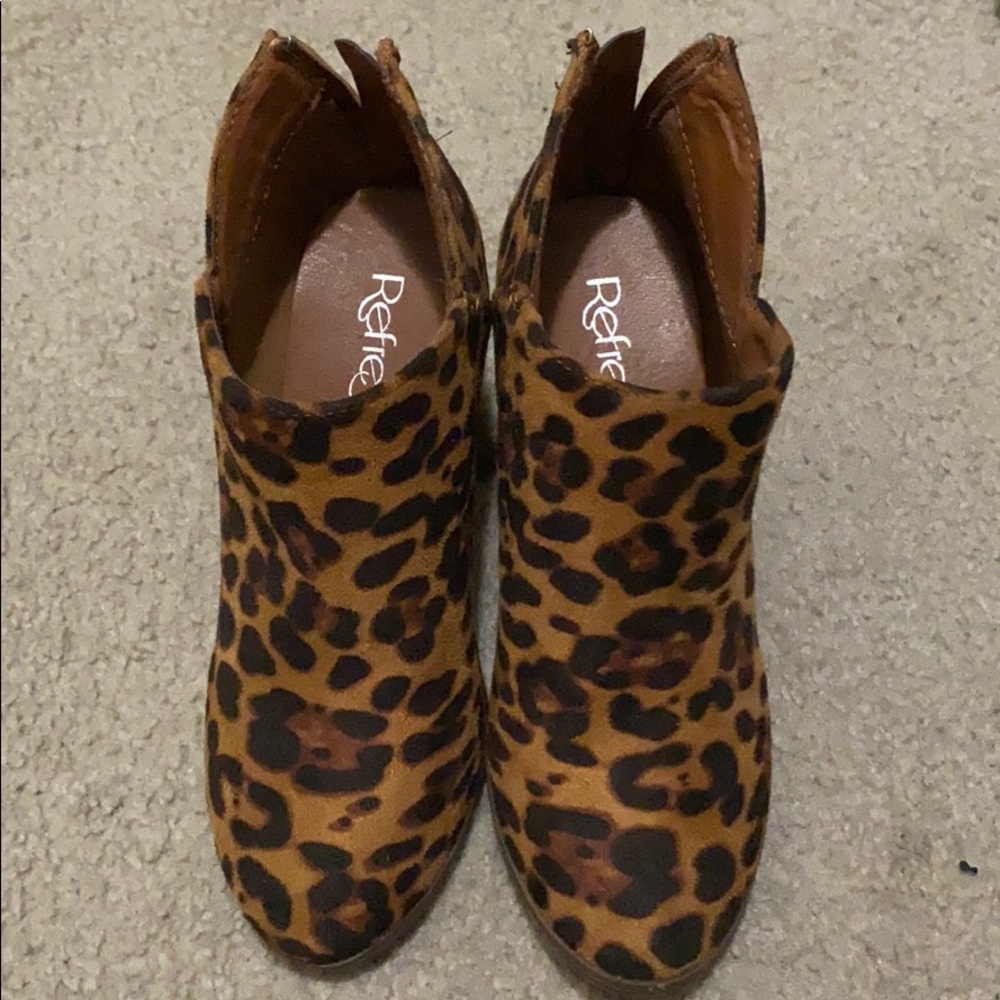 Cheetah booties